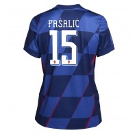 Kroatien Mario Pasalic #15 Fußballbekleidung Auswärtstrikot Damen EM 2024 Kurzarm